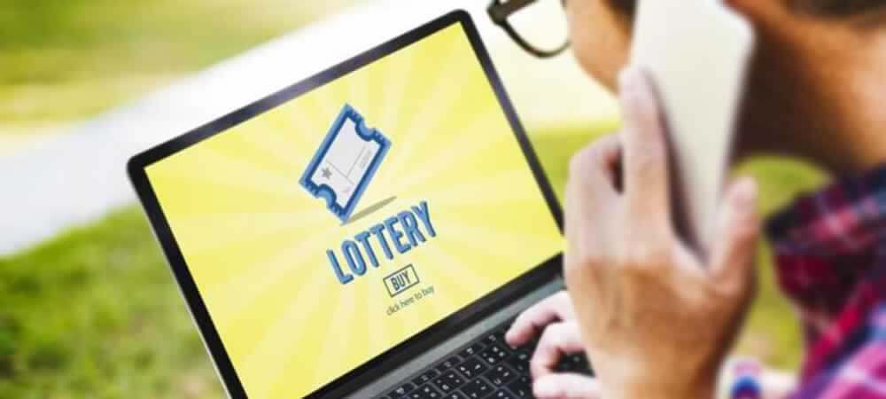 Online Lottery Sales