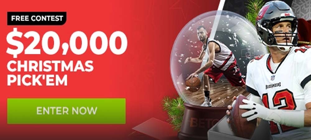 BetOnline $20,000 Christmas Pick’em Contest