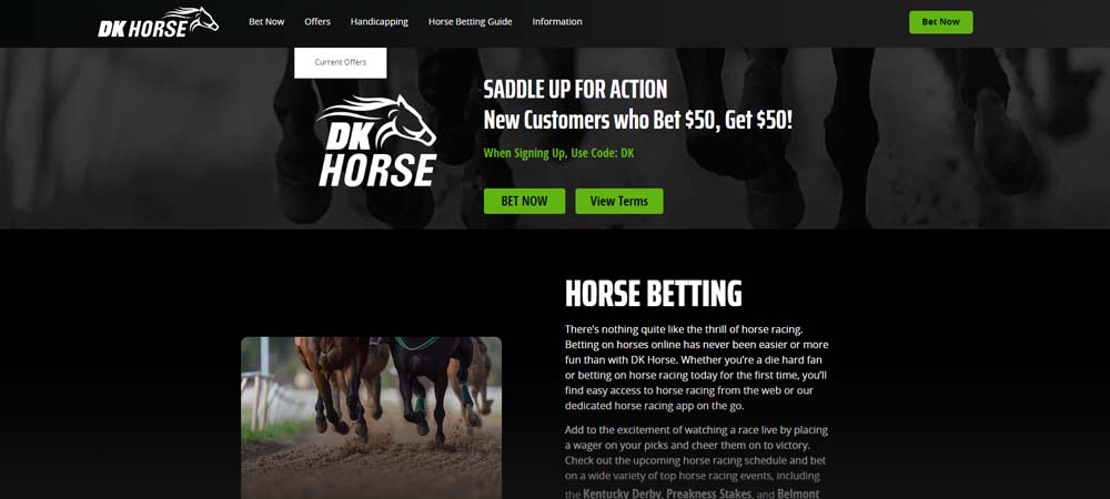DraftKings Horse Racing Betting